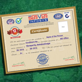 certificate for web
